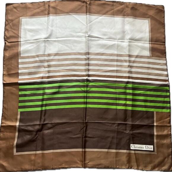 Christian dior square scarf - Picture 3 of 5